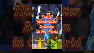 Top 10 Dangerous Hard-hitting Batsmen in the WorldCup 2024 |Top 10 Hard-hitting Batsmen in the World