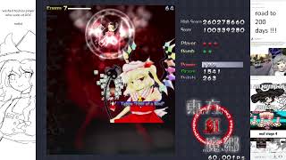 Beating a Touhou game until Th19.5/20 drops(Day 160)