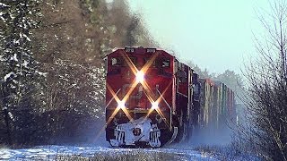 CN 8919, West of Chipman, New Brunswick 12-17-2013