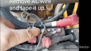 LMTV/FMTV - Voltage drop/spike - exciter wire replacement