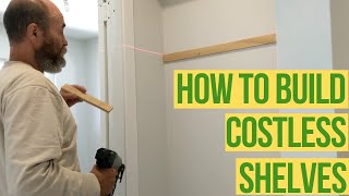 HOW TO BUILD shelves