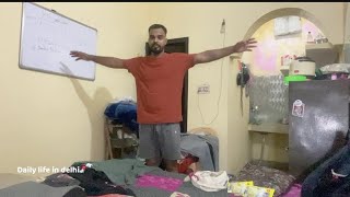 Corporate workers life un Delhi | New T-shirt leli | majduri office travel shopping.