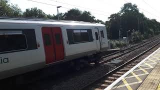 Class 317 Leaving Audley End Station