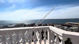 Stunning sea view Luxury 3BR 2BA penthouse with private parking space for sale Admiral St vlas BG