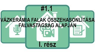 #1.1 Vázkerámia falak összehasonlítása falvastagság szerint - I. rész