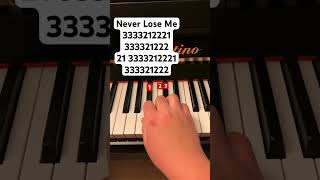 Never Lose Me // follow my instagram: jessnotes123 #piano #pianotutorial #pianomusic #flomilli