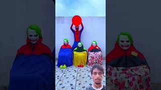 Spiderman ne 🪣 dala joker par 🤡🤣 #shortvideo #shorts