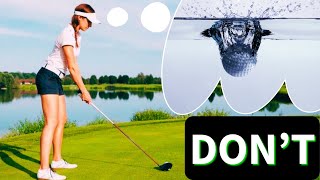 How to HIT A GOLF BALL OVER WATER - Women in Golf