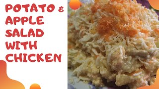 POTATO & APPLE SALAD WITH CHICKEN