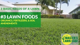 3 Basic Needs of a Lawn - #3 is 🥕🥝 Food (Fertilizer) 🥒🍅