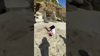 Cliff jumping with no water