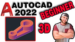 3D Modeling 101 Beginner Tutorial \\ AutoCAD 2022