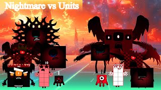 Uncannyblocks Band But Different nightmare vs UBD - Units (1-1M) | Cool Sounds !