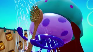 King Jellyfish Showdown! Boss Fight | Spongebob Battle For Bikini Bottom Rehydrated