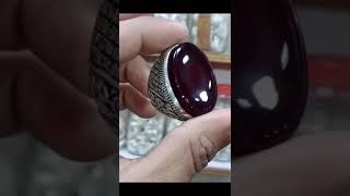 Big Size Red Agate Stone | Unheated Agate Ring | Unheated Aqeeq | How To Check Unheated Agate