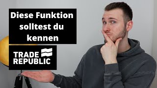 Diese Funktion solltest du kennen! | Trade Republic Watchlist