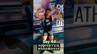 Day 44 Monster Mode Natural Body Building by Dr. Amit Maheshwari at Mettas Fitness #gym #motivation