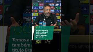 Artur Jorge em coletiva pós-jogo "Iremos dar tudo que temos" #shortsfeed #botafogo #shorts