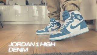 Nike Air Jordan 1 High Denim Review and on feet look!