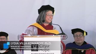 2022 Commencement Speech by Dr. Lydia Villa-Komaroff