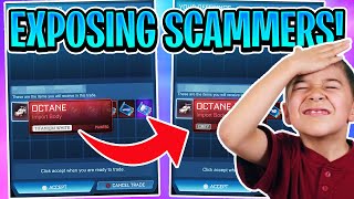 Exposing STUPID SCAMMERS In Rocket League!