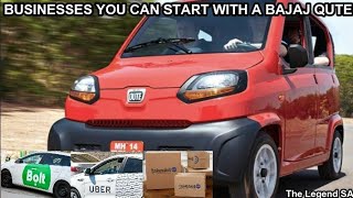 Bajaj Qute-Delivery And Transport  Businesses | You can start in South Africa | Cheapest Car