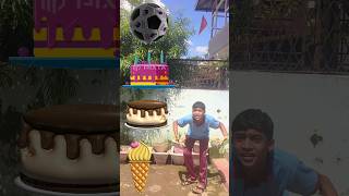 Ball 🏀 Ice cream 🍨, Chocolate 🍫 , Cake 🍥, Catberry #vfx #viralvideo #viralshort #funny #funny