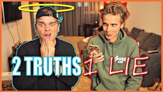 2 TRUTHS 1 LIE | ft. THATCHERJOE