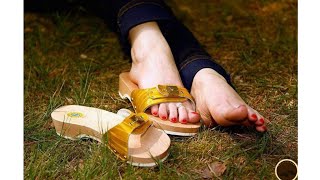 Highly recommend designs ideas of wooden clog sandals for ladies #clogsandals #woodenslippers.