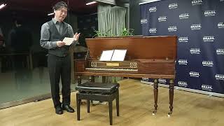 MICHIO O'Hara discusses Domenico SCARLATTI at Brazilian Embassy in TOKYO on November 8, 2024.