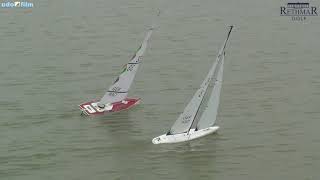 Robbe Windstar and Graupner Rubin at regatta training with RC Laser Sailboats in Rethmar