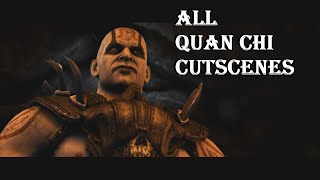 Mortal Kombat X ALL QUAN CHI Character Cutscenes Story Mode (Ronald M. Banks) MKX