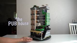 The PUB house! A MODULAR building rising high in any LEGO city!