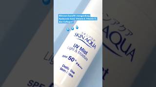 Review Sunscreen Skin Aqua UV Mist Terbaru #sunscreen #skincare #funny #shorts