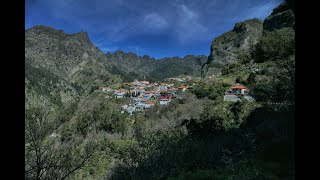 Walking from Eira do Serrado to Curral das Freiras, Madeira, Portugal