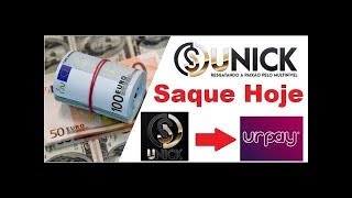 SAQUE DA UNICK PARA URPAY