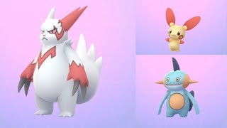 Pokemon Go Catching New Gen 3 Hoenn Marshtomp Zangoose Mightyena Makuhita Skitty Plusle Roselia