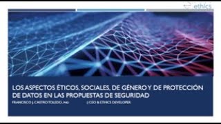 Preparación propuestas Cluster 3 2022 -Aspectos éticos, sociales, de género y de protección de datos