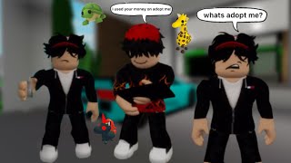 I spent my dads money on adopt me pets😨 #roblox #robloxstorytimes #brookhavenfunny #funnytrending