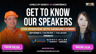 WOSCon2024 Live Interview Series with Speakers: Angeline Licerio