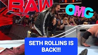 LIVE REACTION to SETH ROLLINS Return!