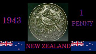 1943 NEW ZEALAND PENNY