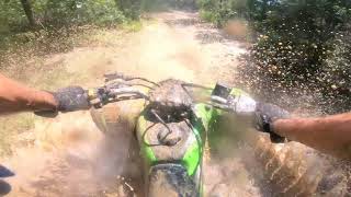 Kawasaki KFX400 Hill Climbing & Trail Riding