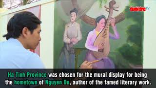 Hundreds of murals feature Vietnamese literary masterpiece