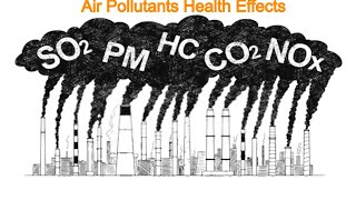 Air Pollutants Health Effects - Particulate Matter - Sulfur Dioxide - Nitrogen Oxide - PM 2.5 - Smog