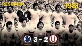 Municipal 3-2 Universitario | Año 1982 | Resumen + Previa a partido de 1995⚽🎞