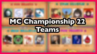 MC Championship 22 teams