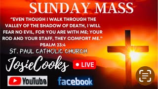 First  Communion Sunday Mass Live at St. Paul's Catholic Church 4/13/24 @josiecooks