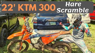 2022 KTM 300 XC-W Hare Scramble  |  I race this week-old bike in C-class at VCHSS