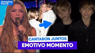 Emotiva presentación: Shakira canta Acróstico junto a sus hijos en los Premios Latin Grammy 2023.